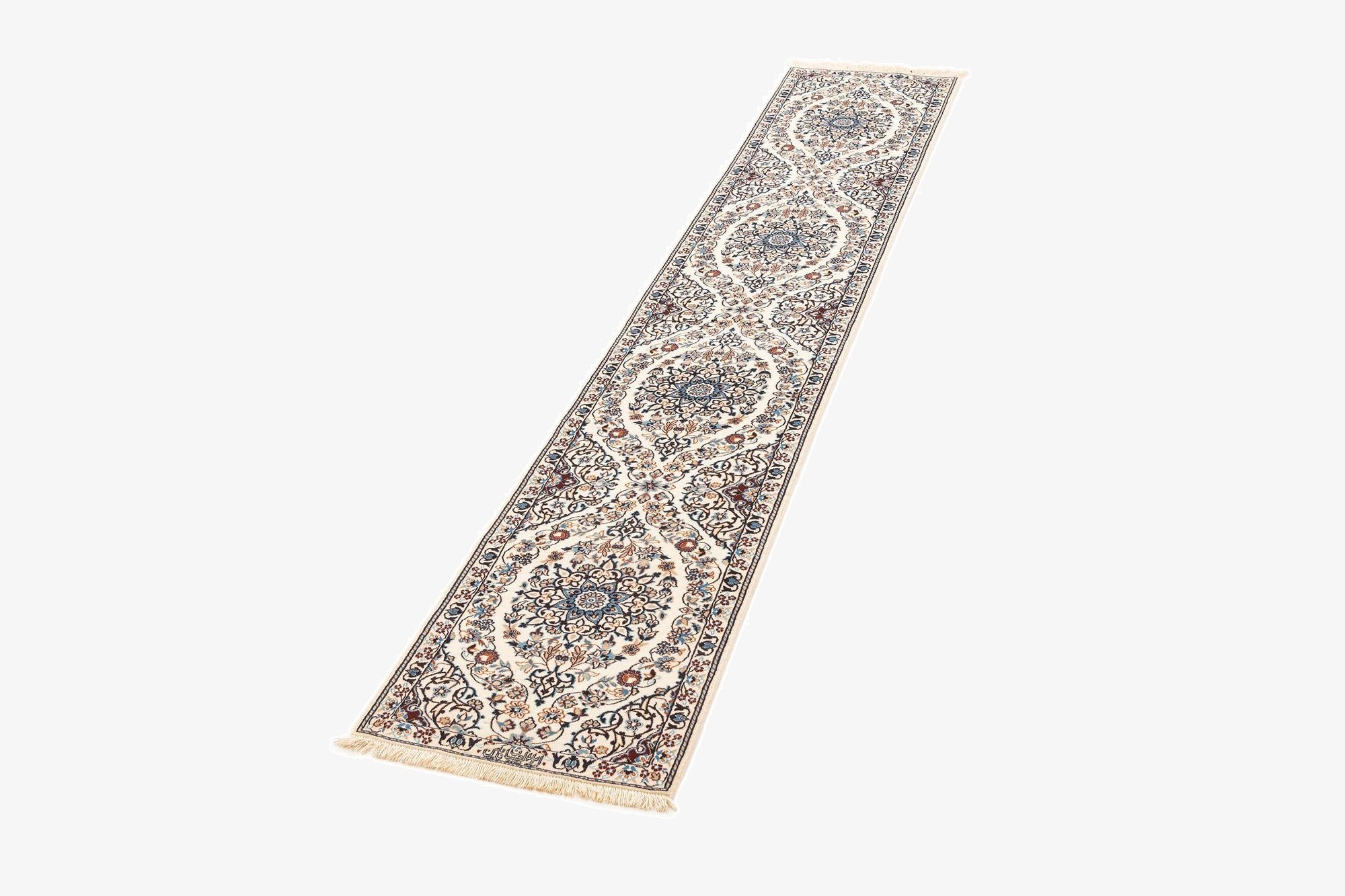 1' 8 x 9' 7  Hand Knotted Nain Rug