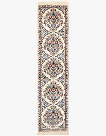1' 7 x 6' 6 Hand Knotted Nain Rug