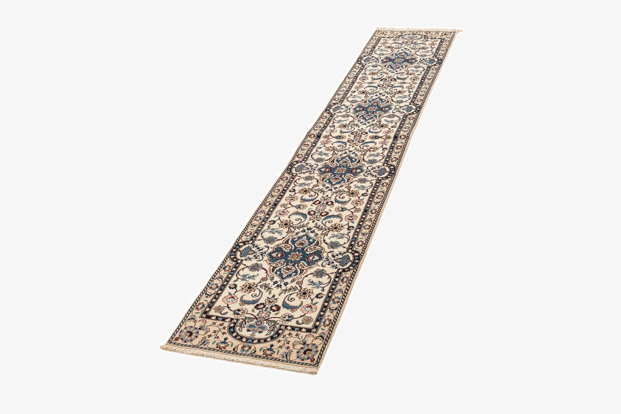 1' 7 x 9' 6  Hand Knotted Nain Rug