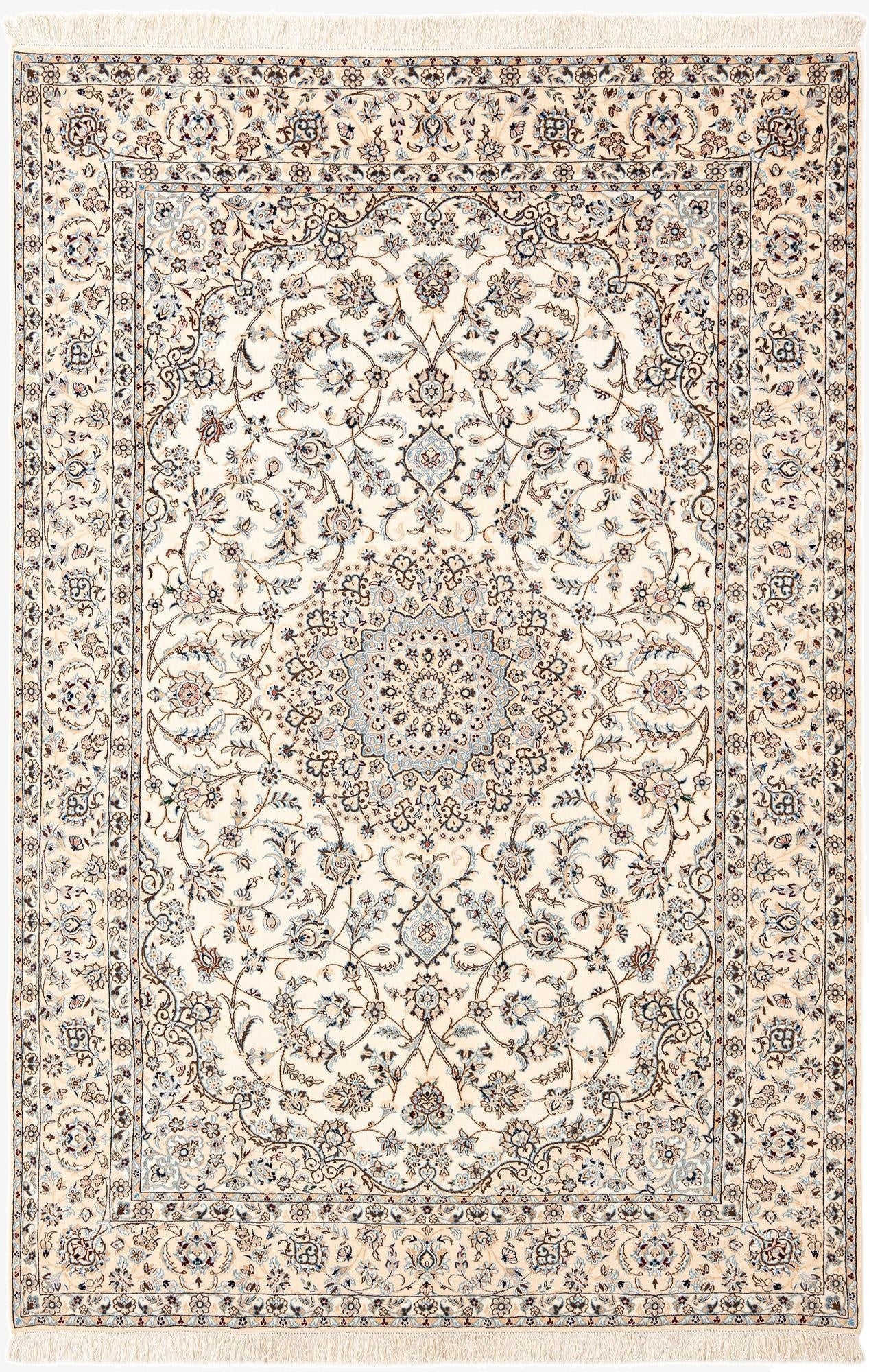 5' 8 x 8' 7  Hand Knotted Nain Rug