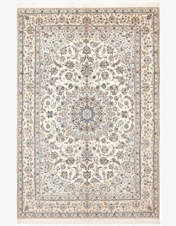 5' 5 x 7' 11 Hand Knotted Nain Rug