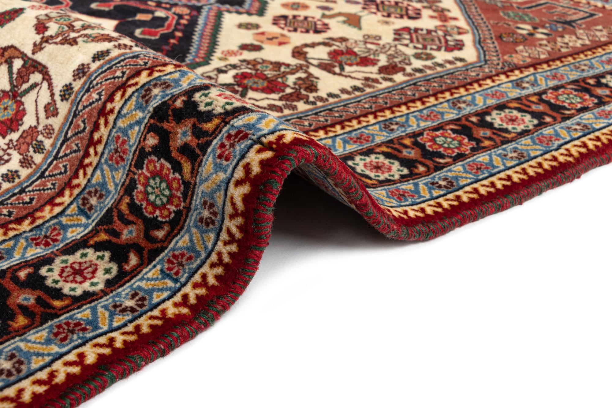 3' 6 x 4' 8 Nasrabad Wool Rug