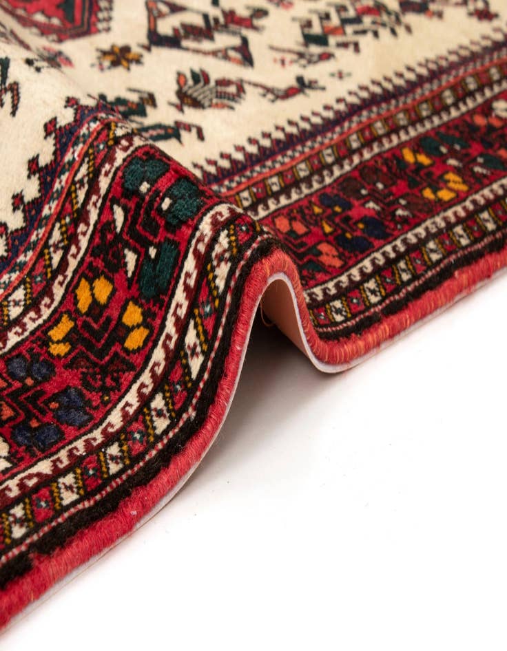 Detail image of 3' 6 x 5' 3  Hand Knotted Nasrabad Persian Wool Rug