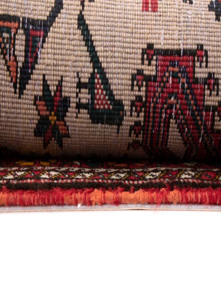 Detail image of 3' 6 x 5' 3  Hand Knotted Nasrabad Persian Wool Rug