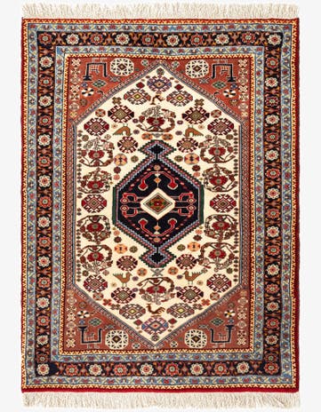 3' 6 x 4' 8 Nasrabad Wool Rug