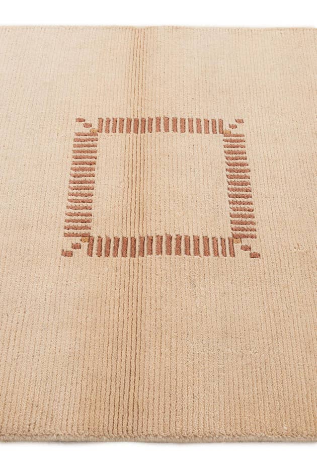 Detail image of 3' 1 x 5' 1 Hand Knotted Nepal Wool Rug