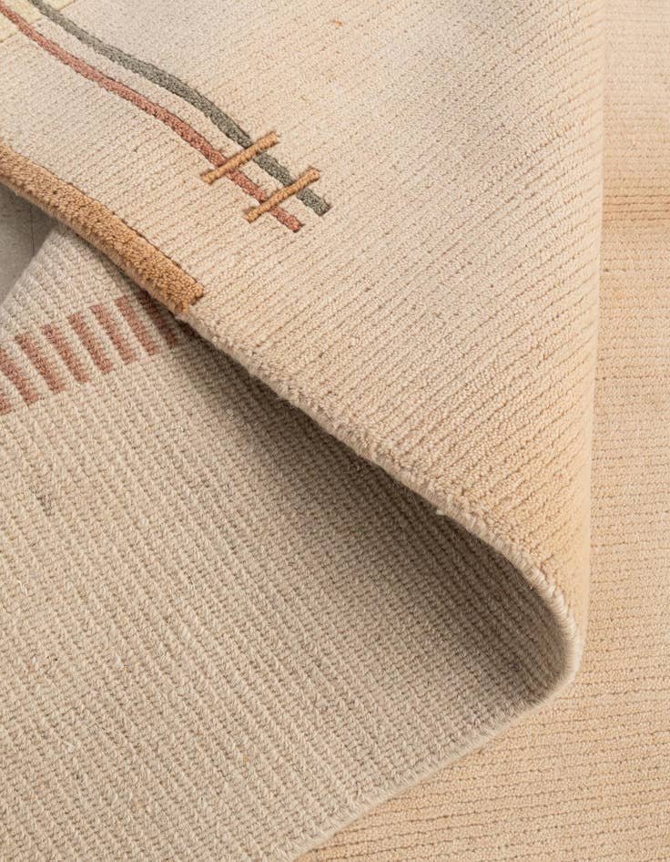 Detail image of 3' 1 x 5' 1  Hand Knotted Nepal Wool Rug