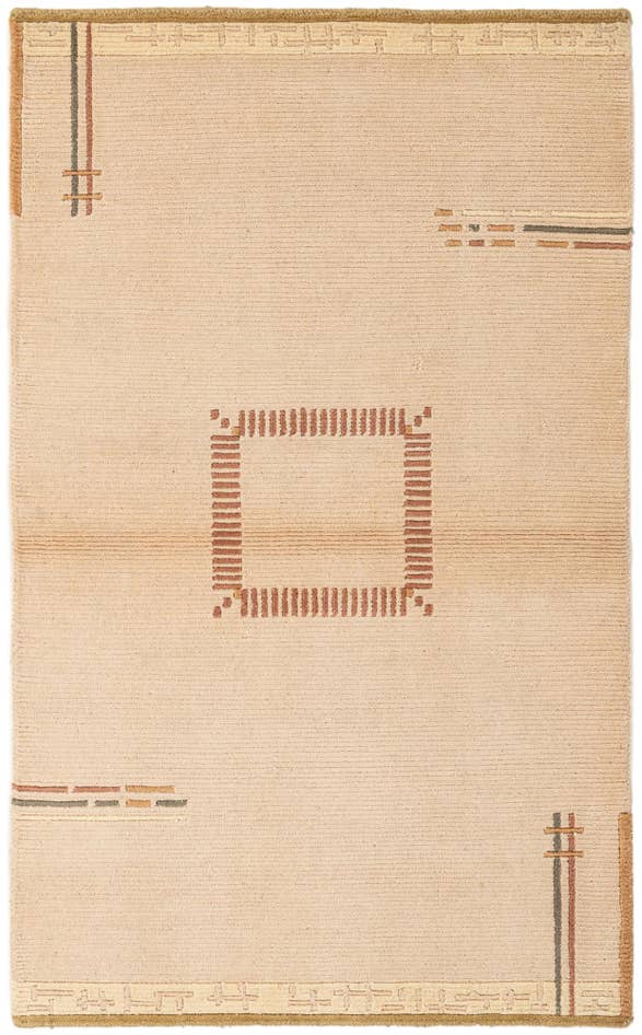 Detail image of 3' 1 x 5' 1 Hand Knotted Nepal Wool Rug