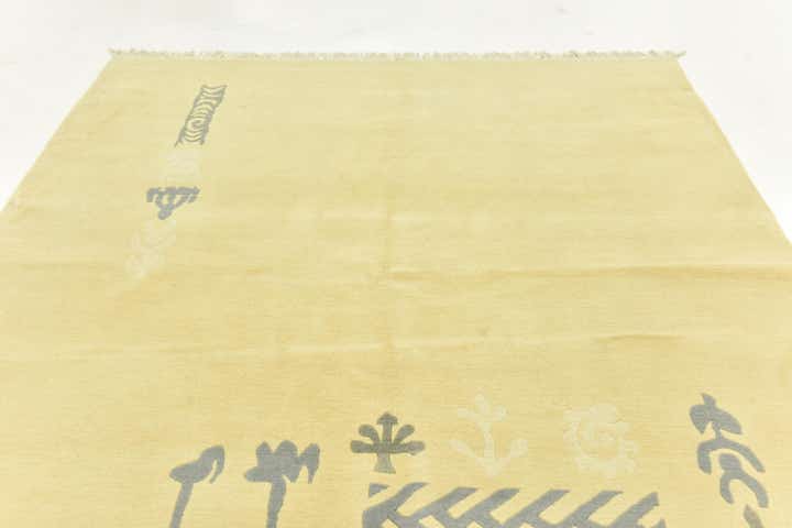 5' 8 x 8' Hand Knotted Nepal Wool Rug