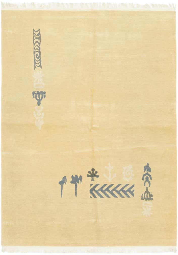 5' 8 x 8' Hand Knotted Nepal Wool Rug