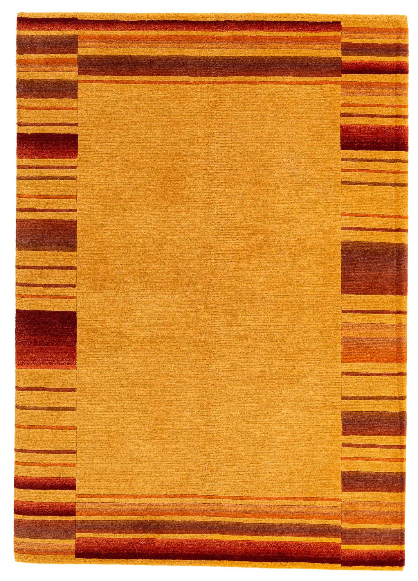 4' 7 x 6' 6 Hand Knotted Nepal Wool Rug