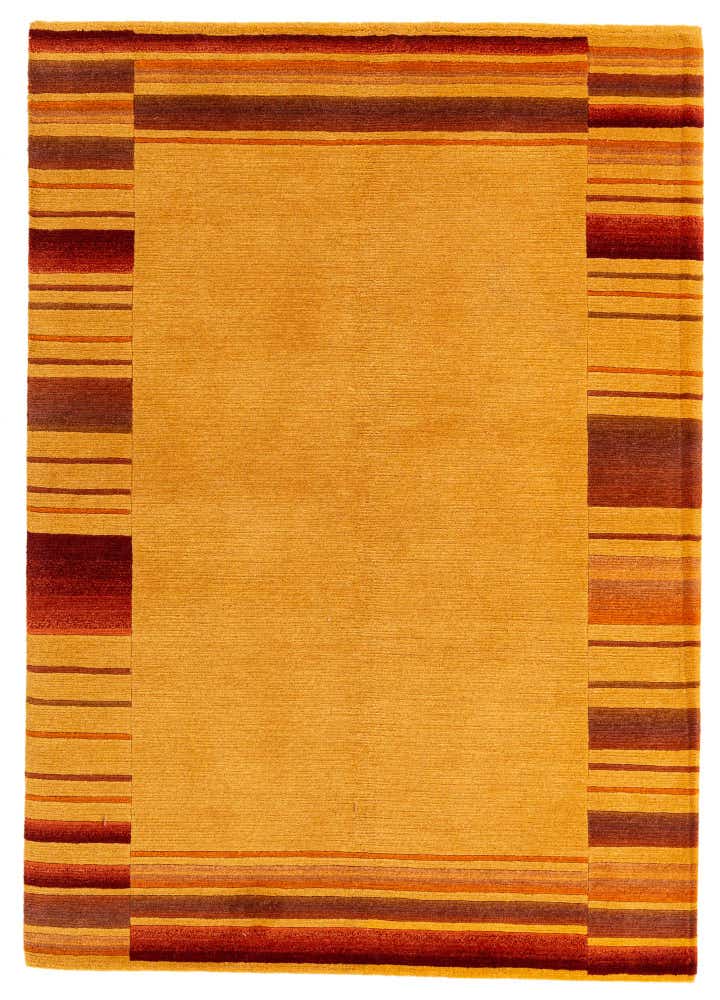 4' 7 x 6' 6 Hand Knotted Nepal Wool Rug