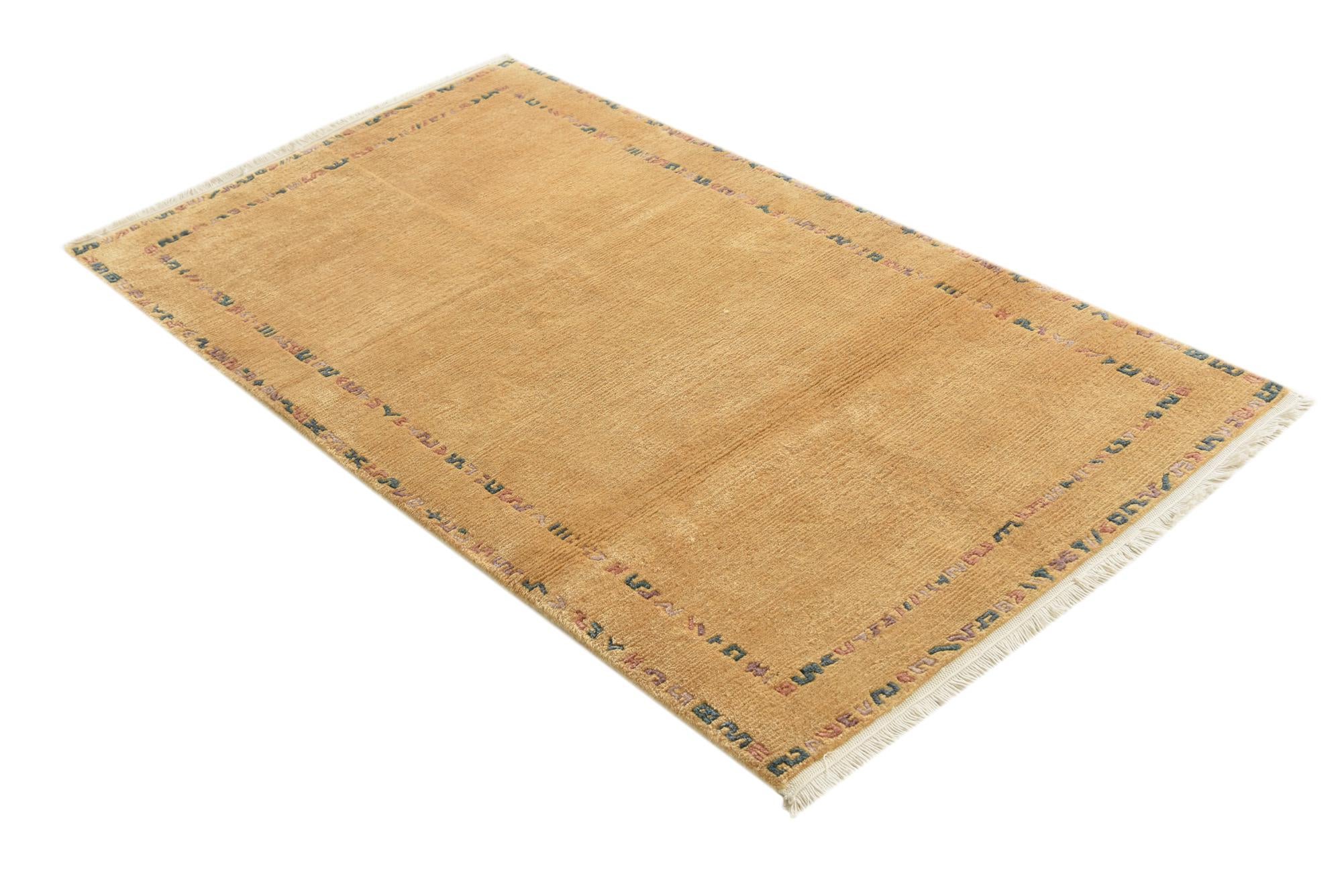 3' x 5' 4 Hand Knotted Nepal Wool Rug