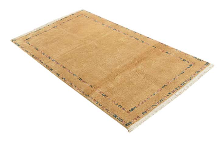 3' x 5' 4 Hand Knotted Nepal Wool Rug