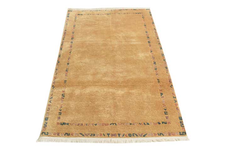 3' x 5' 4 Hand Knotted Nepal Wool Rug