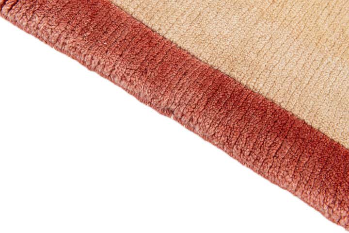 3' 4 x 4' 10 Hand Knotted Nepal Wool Rug