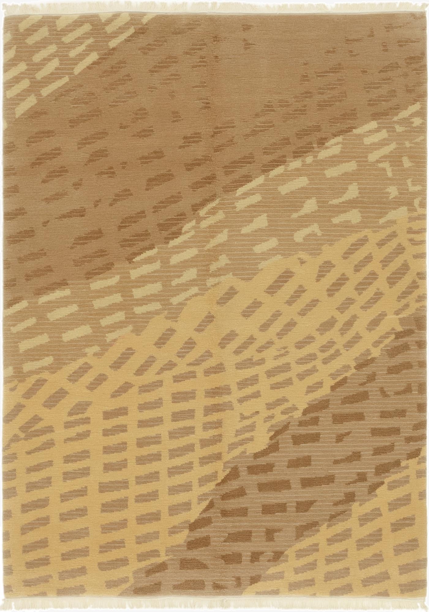 5' 7 x 7' 8  Hand Knotted Nepal Wool Rug