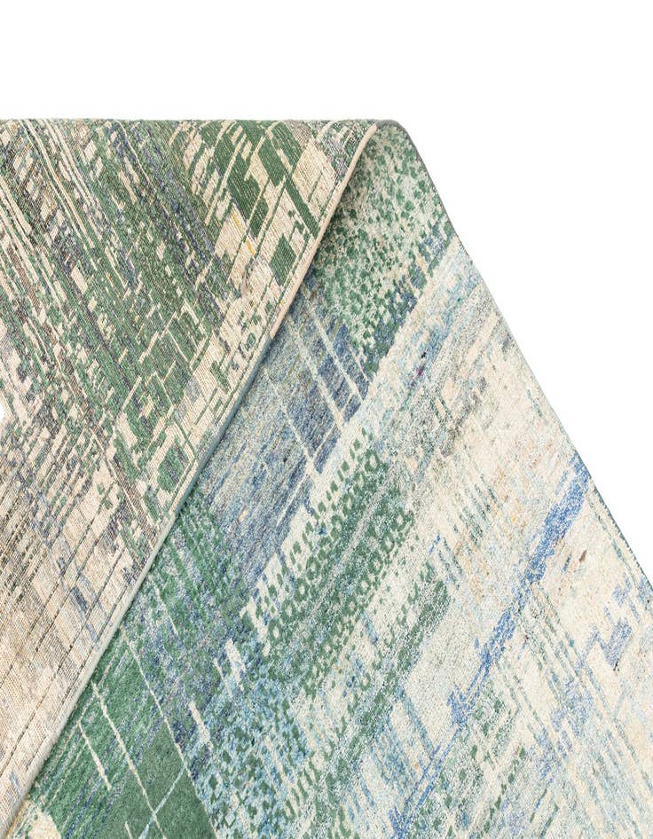 Detail image of 9' 9 x 13' 10  Hand Knotted Oushak Rug