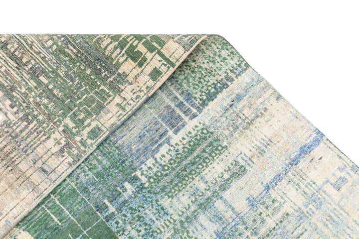 9' 9 x 13' 10 Hand Knotted Oushak Rug