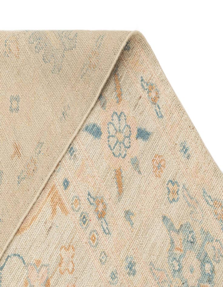 Detail image of 8' 9 x 11' 8  Hand Knotted Oushak Rug