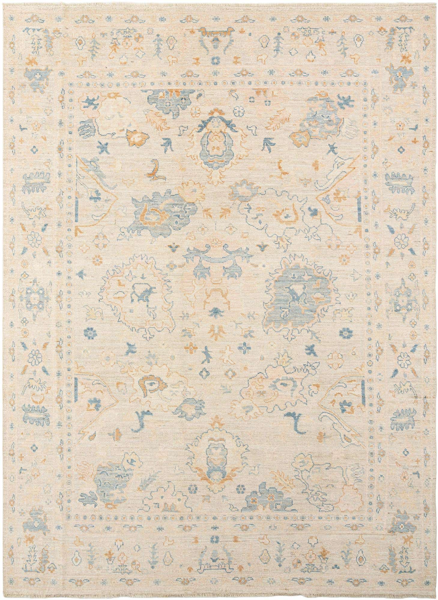 8' 9 x 11' 8 Hand Knotted Oushak Rug