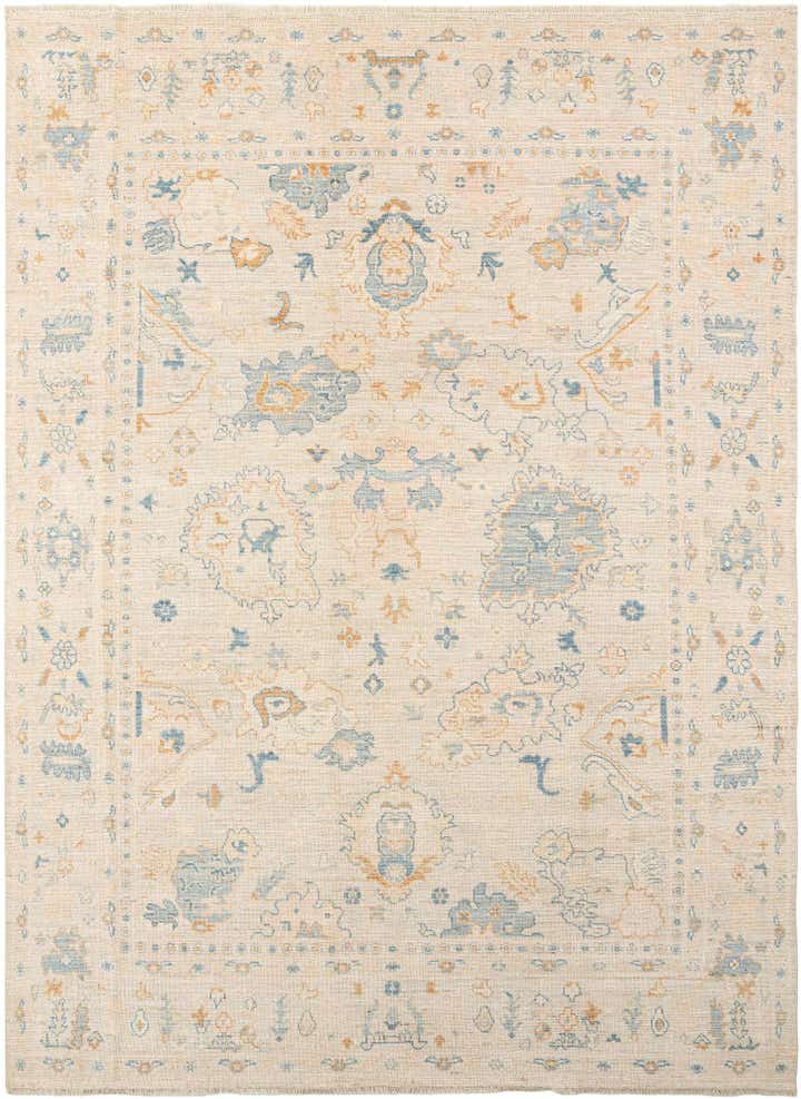 8' 9 x 11' 8 Hand Knotted Oushak Rug