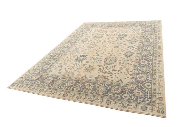 Detail image of 9' x 12' 2 Hand Knotted Oushak Rug
