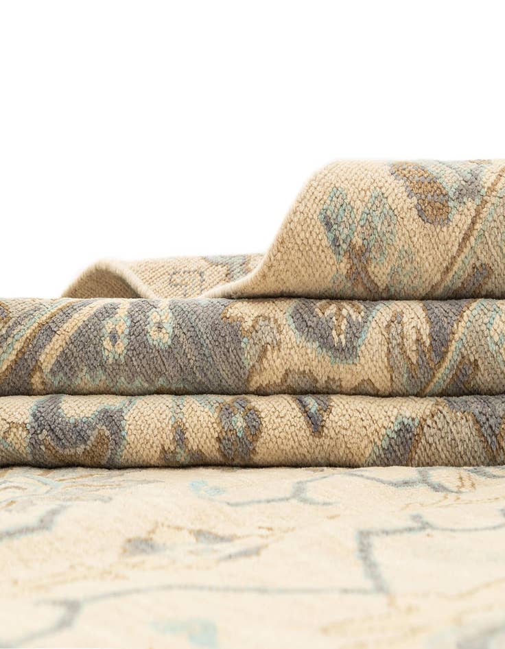 Detail image of 9' x 12' 2  Hand Knotted Oushak Rug