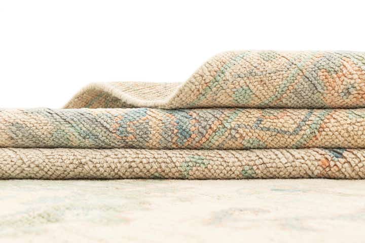 8' 1 x 9' 11 Hand Knotted Oushak Rug