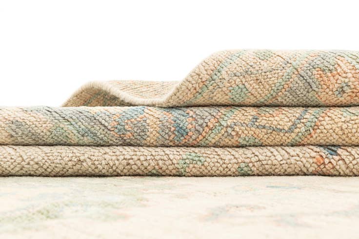 Detail image of 8' 1 x 9' 11 Hand Knotted Oushak Rug