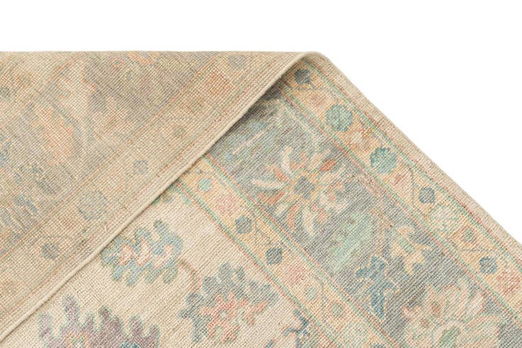 Detail image of 8' 1 x 9' 11 Hand Knotted Oushak Rug