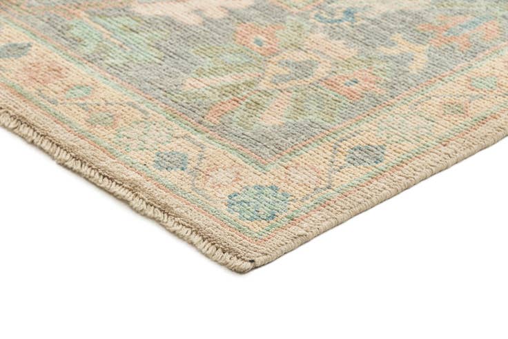Detail image of 8' 1 x 9' 11 Hand Knotted Oushak Rug