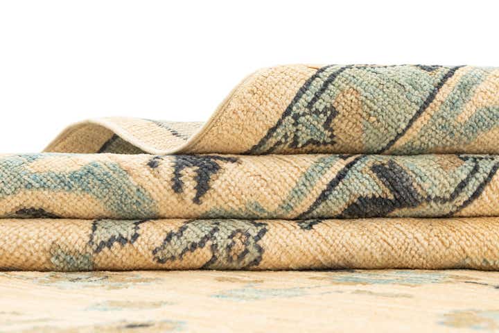 7' 10 x 9' 9 Hand Knotted Oushak Rug