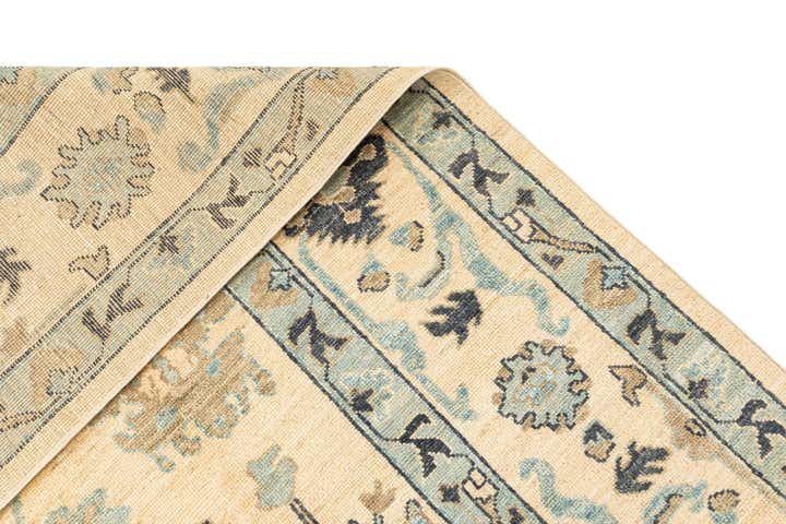 7' 10 x 9' 9 Hand Knotted Oushak Rug
