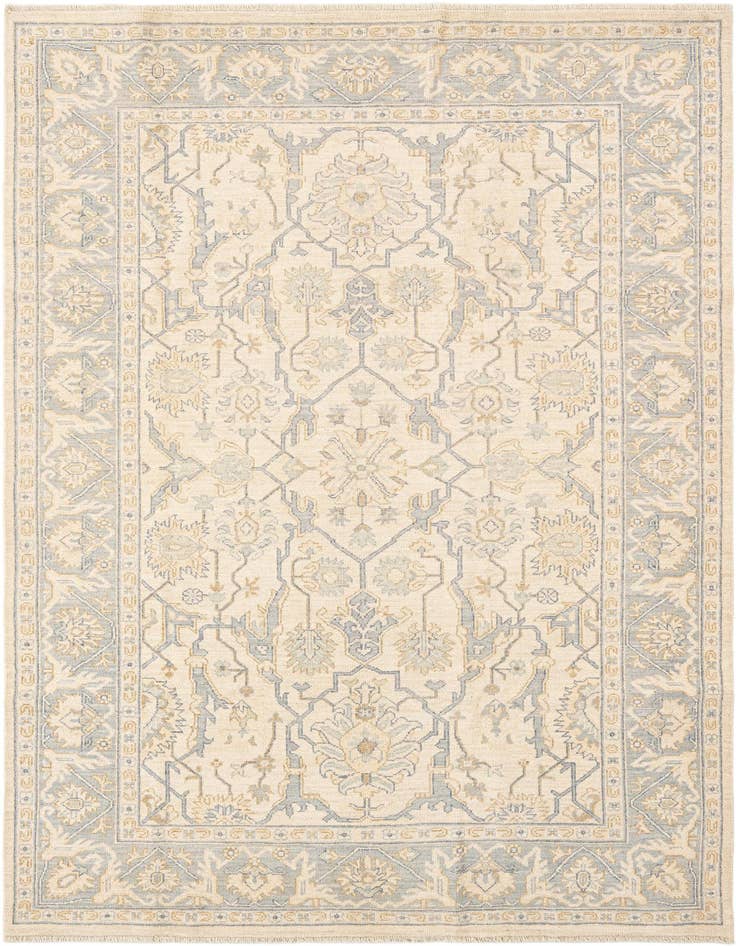 Detail image of 6' x 8' 10 Hand Knotted Oushak Rug