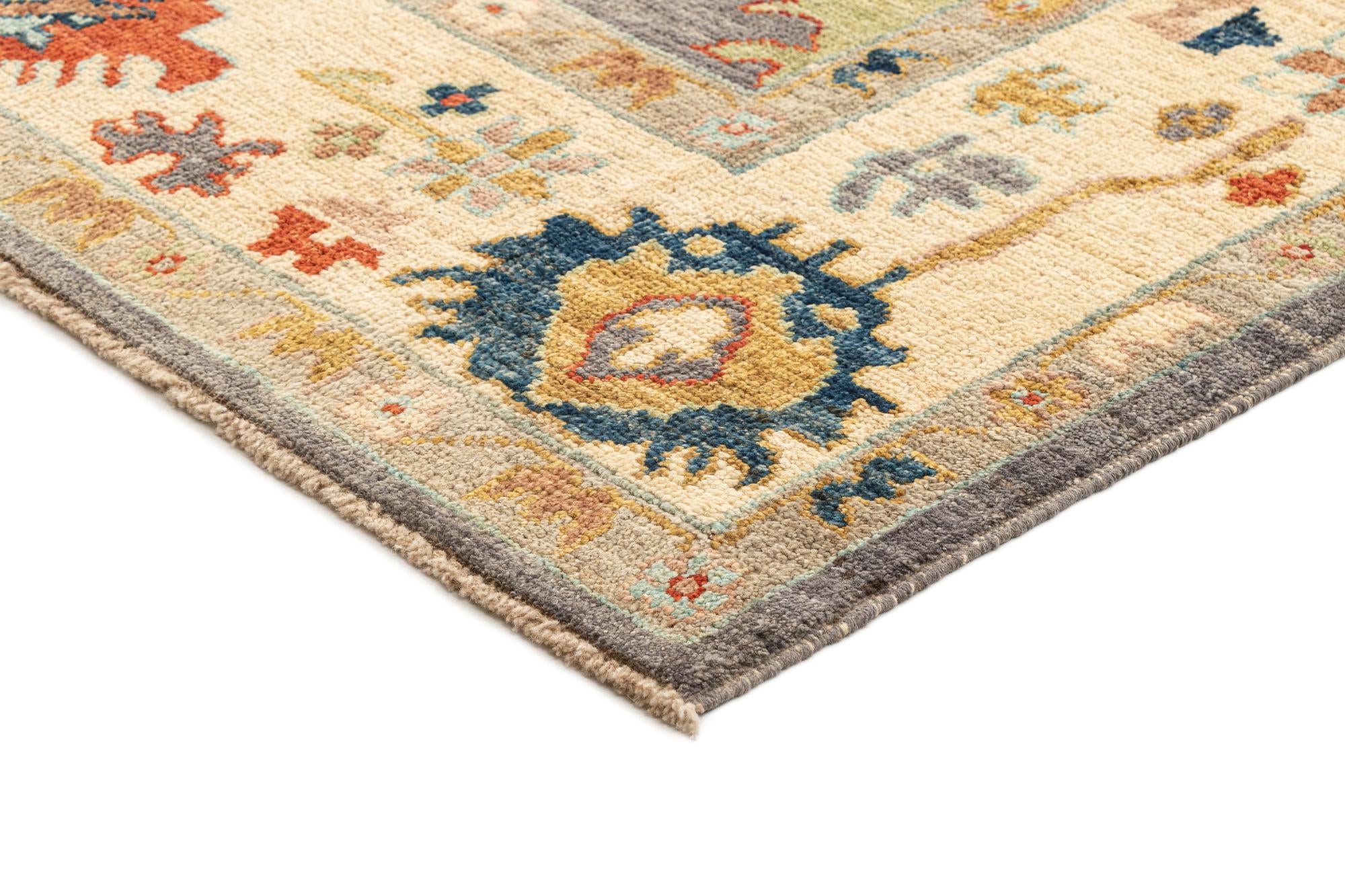 8' 2 x 10' 2 Hand Knotted Oushak Rug