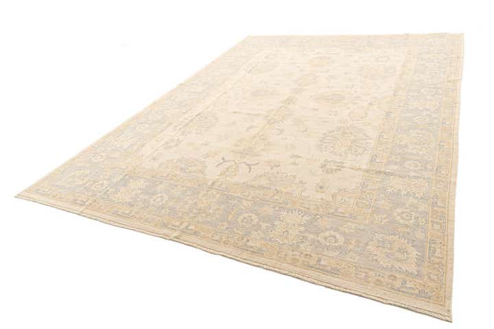 9' 10 x 13' 8 Hand Knotted Oushak Rug