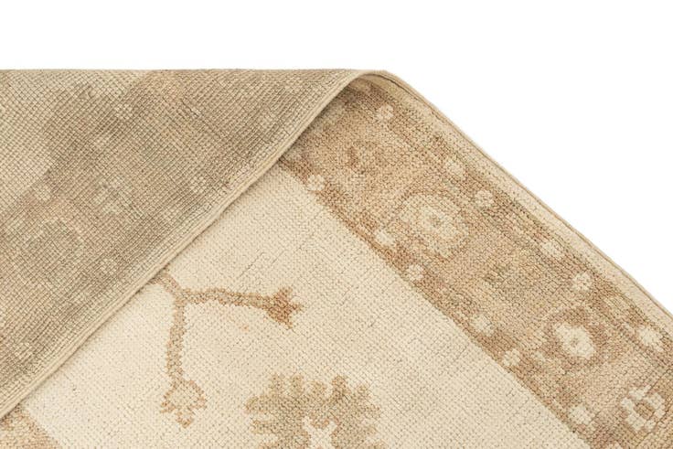 Detail image of 2' 9 x 10' Hand Knotted Oushak Rug