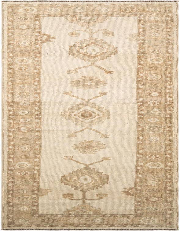 Detail image of 2' 9 x 10' Hand Knotted Oushak Rug