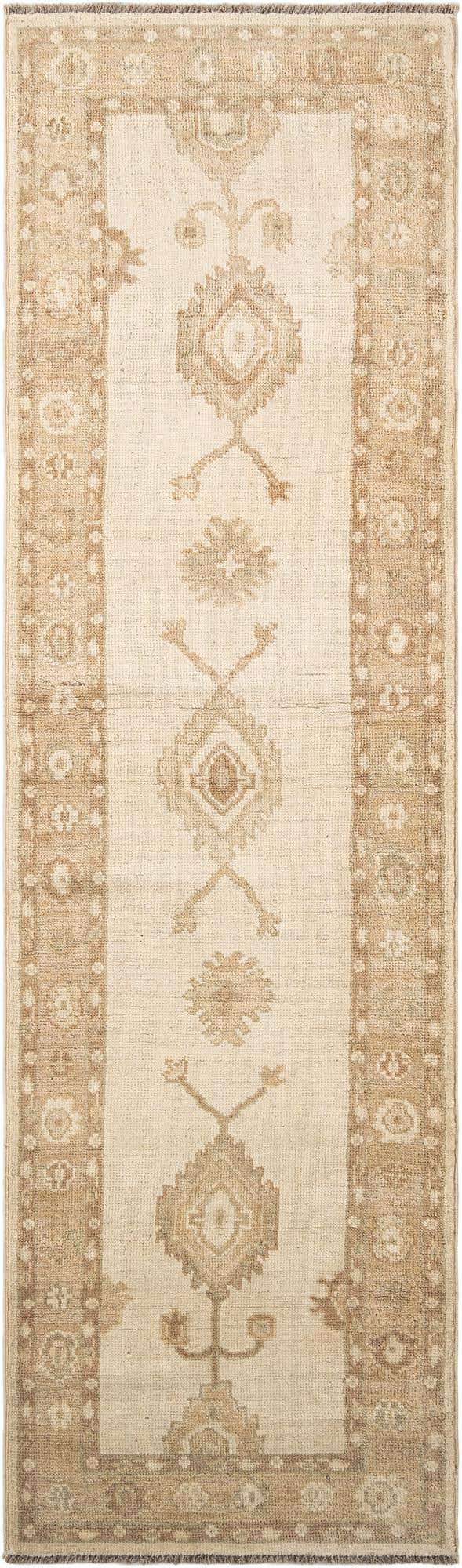 2' 9 x 10' Hand Knotted Oushak Rug