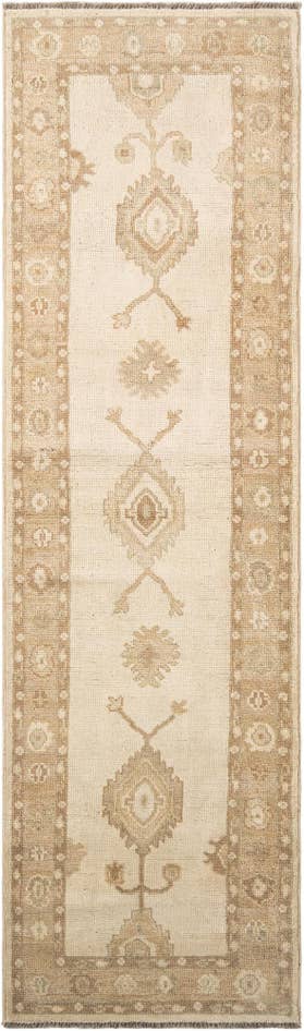 Detail image of 2' 9 x 10' Hand Knotted Oushak Rug