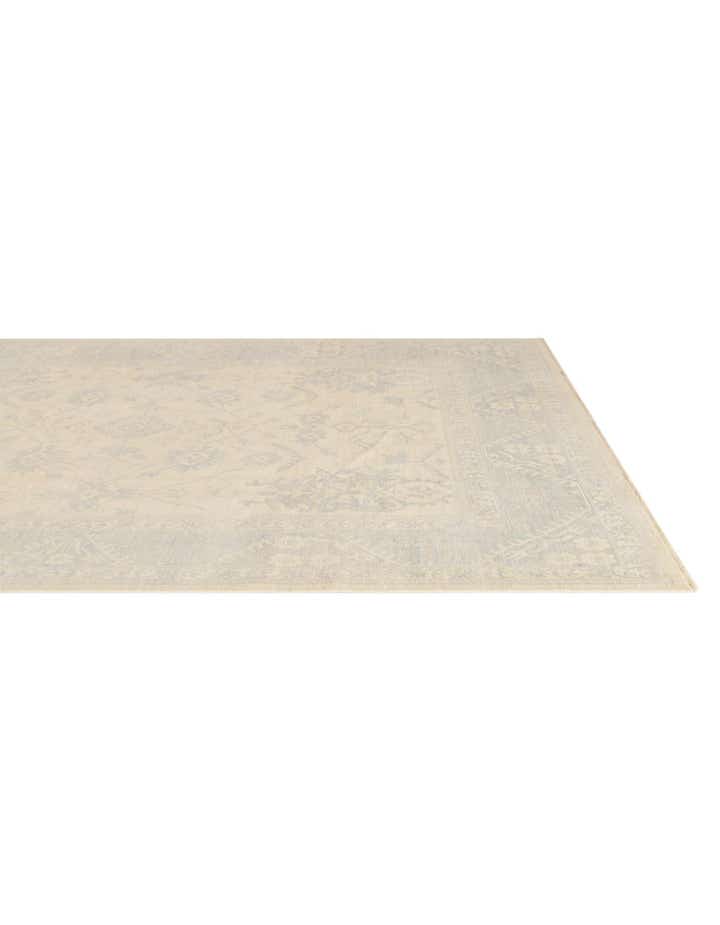 8' 7 x 12' 4 Hand Knotted Oushak Wool Rug