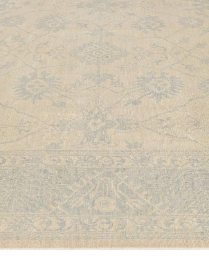8' 7 x 12' 4 Hand Knotted Oushak Wool Rug