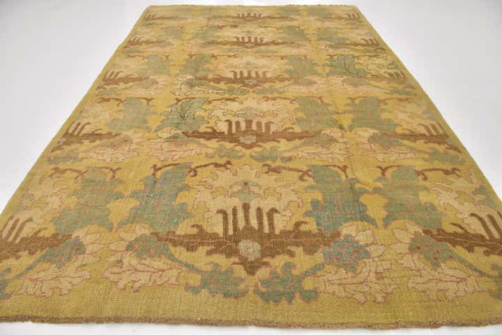 260cm x 385cm anudado a mano Oushak Alfombra Lana