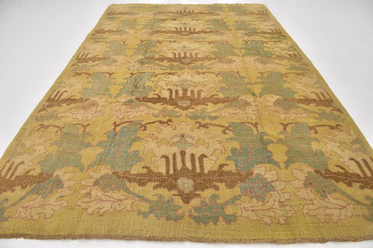 Detail image of 260cm x 385cm anudado a mano Oushak Alfombra Lana