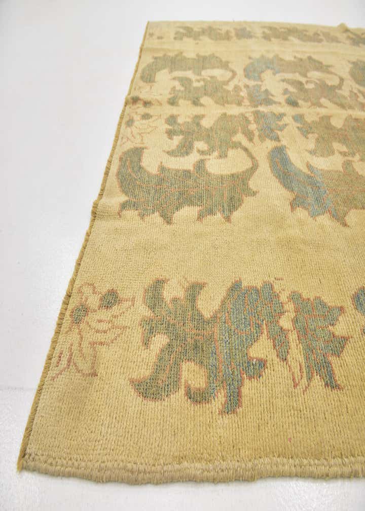 7' x 10' Hand Knotted Oushak Wool Rug