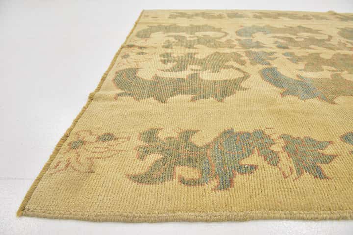7' x 10' Hand Knotted Oushak Wool Rug
