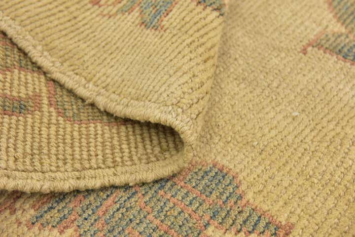 7' x 10' Hand Knotted Oushak Wool Rug