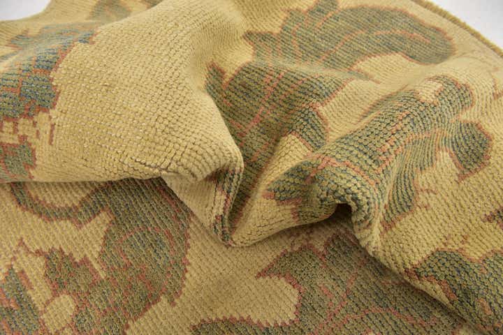 7' x 10' Hand Knotted Oushak Wool Rug