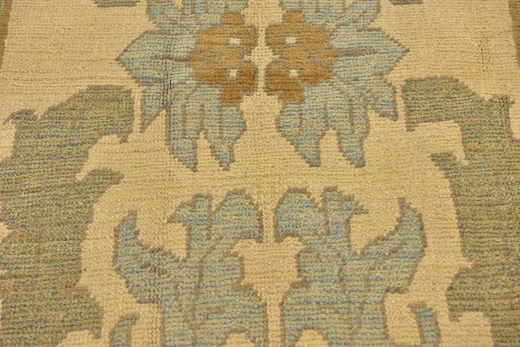 Detail image of 3' 8 x 6' 4 Hand Knotted Oushak Wool Rug